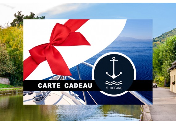 Carte cadeau permis fluvial