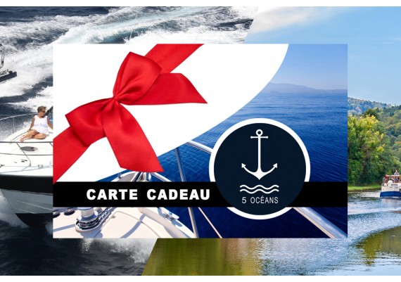 Carte cadeau permis côtier et fluvial